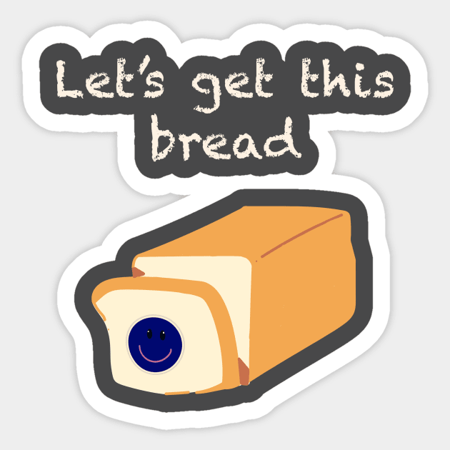 Bread graphic design Sticker by SUNWANG